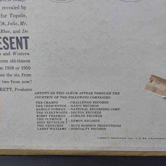 The Original Hits, Past & Present Vinyl Record LP - 1960 - Liberty LRP 3178 - Picture 3 of 9